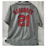 Mlb Indians Signed M. Hargrove Jersey Size X L