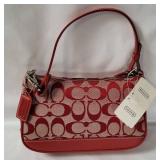 New Coach Signature Demi Pouch Purse