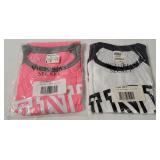 2 New Victoria's Secret Pink Shirts Size L