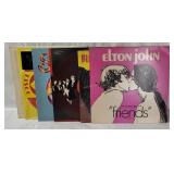 6 Vtg Records - Blondie, Elton John, Rap