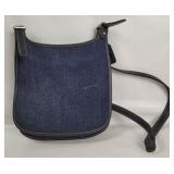 New Coach Blue Denim Purse