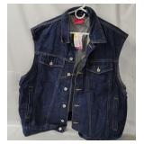 Carol's Denims Ladies Vest Jacket W/ Tag Size X L