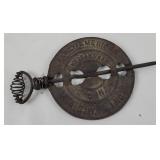 Early American 6' Cast Iron Damper
