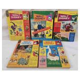 5 Vintage Disney Gold Key Comics Dogest Books