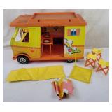 Vintage Mattel Barbie Country Camper W/ Extras
