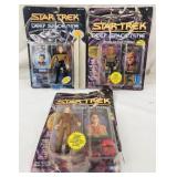 3 Star Trek Deep Space Nine Figures