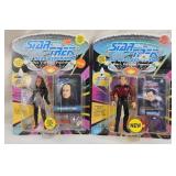 Star Trek Next Gen Q & K'Ehleyr Figures