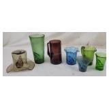 Blown Glass Vase, Mugs, Hat & More
