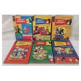 6 Vintage Disney Gold Key Comics Digest Books