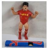 1985 Wwf Ljn Nikola Volkoff Figure W/ Poster