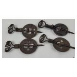 4 Griswold 3' Cast Iron Dampers