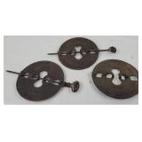 3 Griswold 8' Cast Iron Dampers