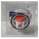 Mlb Indians 5-piece Dinnerware Set