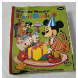 Vtg Jaymar Mickey Mouse Piano Book