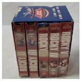 Rocky Movies 1 - 5 Vhs Tape Set