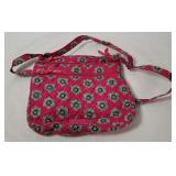 New Vera Bradley Pink Swirl Flowers Purse