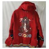 Coogi Embroidered Zip Up Hoodie Size X L