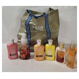 Bath & Body Works Tote W/ Lotion Etc.