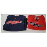 2 Mlb Indians Shirts W/ Tage Size X L