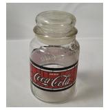Coca Cola Glass Candy Jar