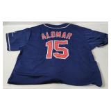Mlb Indians Sandy Alomar Jersey Size X L