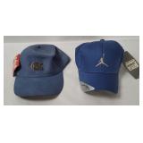 Jordan & North Carolina Hats W/ Tags
