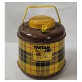 Vtg Tartan Insulated Cooler Jug