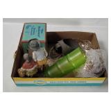 Figurines, Tankard, Divided Candy Dish Etc.