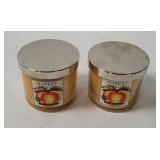 2 Bath & Body Works Market Peach Candles