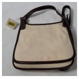 Coach Beige Twill Purse W/ Tag