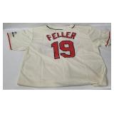 Mlb Indians Bob Feller Jersey Size X L