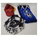 Peckers Hat, Mcdowell Trojans Scarf, Alt Zero Flag