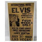 Elvis Presley Las Vegas Concert Poster