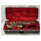 Vtg Armstrong Elkhart Saxophone W/ Case