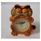 1978 Nelsonic Garfield Clock, Missing Back Knobs