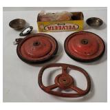 Vtg Murray Fire Engine Pedal Car Parts