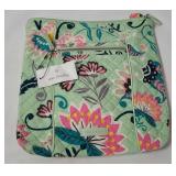 New Vera Bradley Mint Flowers Purse