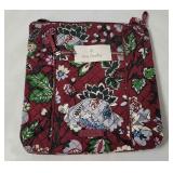 New Vera Bradley Bordeaux Blooms Purse