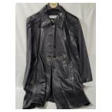 Nine West Black Leather Jacket W/ Tag Size X L