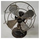 Vtg Gilbert Small Metal Table Fan