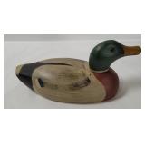 Wooden Duck Decor Figure, Signed Ron Fisher