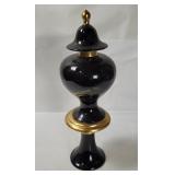 Jaru Ceramic Vase W/ Stand, Has Chips