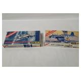 2 Aurora Model Kits 1/72 - Corsair, Messerschmitt