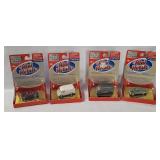 4 Mini Metals Vehicles - Fleetline, Delivery Truck