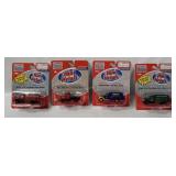 4 Mini Metals Vehicles - Tanker Trucks Etc.