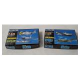 2 Crown Warplane Combo Model Kits 1/144
