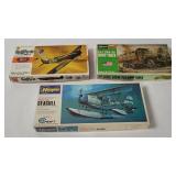 3 Hasegawa Model Kits 1/72 - Spitfire, Seagull