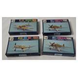 4 Fuji Model Kits 1/100 - Hayabusa, Shiden Kai