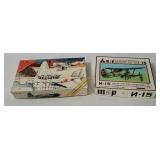 2 Russian Warplane Model Kits 1/72