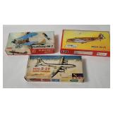 3 Warplane Model Kits- Breda, Polikarpov, Boeing